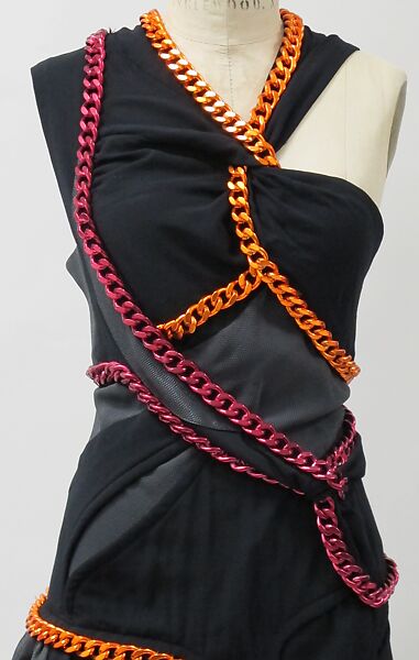 Dress, House of Balenciaga (French, founded 1937), synthetic, cotton, metal, French