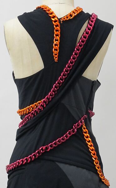 Dress, House of Balenciaga (French, founded 1937), synthetic, cotton, metal, French