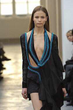 Dress, House of Balenciaga (French, founded 1937), synthetic, cotton, metal, French