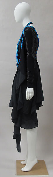 Dress, House of Balenciaga (French, founded 1937), synthetic, cotton, metal, French