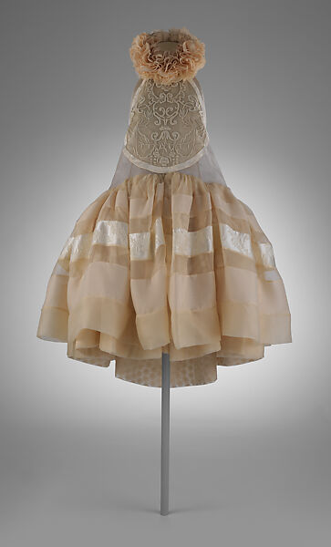 Dress, House of Balenciaga (French, founded 1937), silk, rayon, cotton, nylon, linen, French 