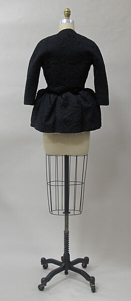 Ensemble, House of Balenciaga (French, founded 1937), silk, metal, French