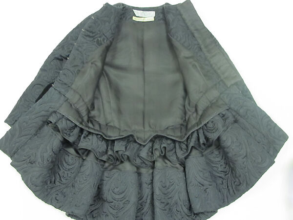 Ensemble, House of Balenciaga (French, founded 1937), silk, metal, French