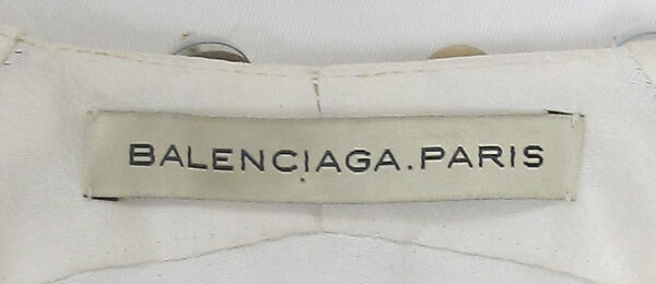 Ensemble, House of Balenciaga (French, founded 1937), silk, synthetic, cotton, metal, French