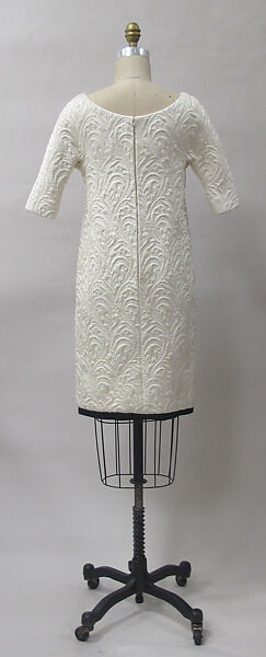 Dress, House of Balenciaga (French, founded 1937), silk, metal, French