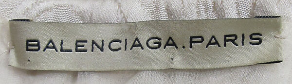 Dress, House of Balenciaga (French, founded 1937), silk, metal, French