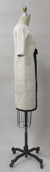 Dress, House of Balenciaga (French, founded 1937), silk, metal, French
