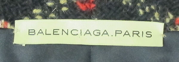 Ensemble, House of Balenciaga (French, founded 1937), wool, silk, synthetic, metal, French