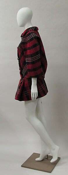 Ensemble, House of Balenciaga (French, founded 1937), wool, silk, synthetic, metal, French
