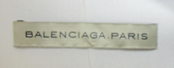 Dress, House of Balenciaga (French, founded 1937), silk, synthetic, metal, French