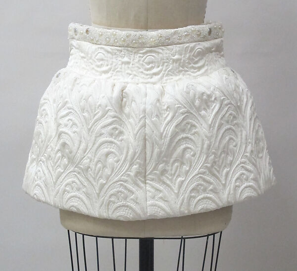 Ensemble, House of Balenciaga (French, founded 1937), silk, synthetic, cotton, glass, metal, French