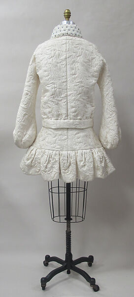 Ensemble, House of Balenciaga (French, founded 1937), silk, synthetic, glass, metal, French