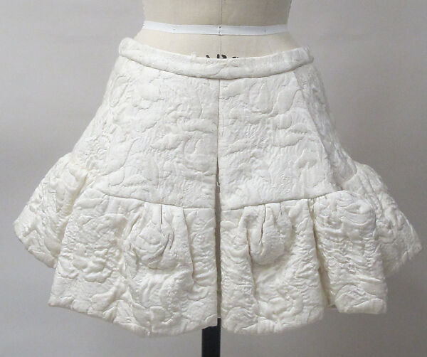 Ensemble, House of Balenciaga (French, founded 1937), silk, synthetic, glass, metal, French