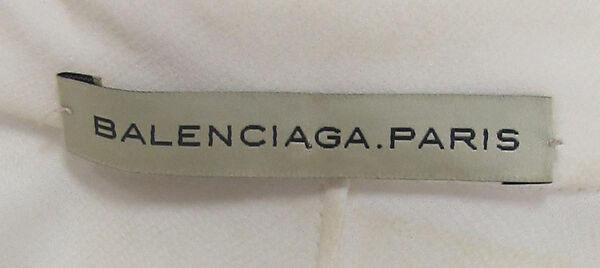 Dress, House of Balenciaga (French, founded 1937), silk, synthetic, metal, French
