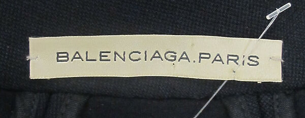 Ensemble, House of Balenciaga (French, founded 1937), synthetic, silk, metal, French