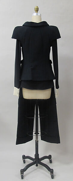 Ensemble, House of Balenciaga (French, founded 1937), synthetic, silk, metal, French