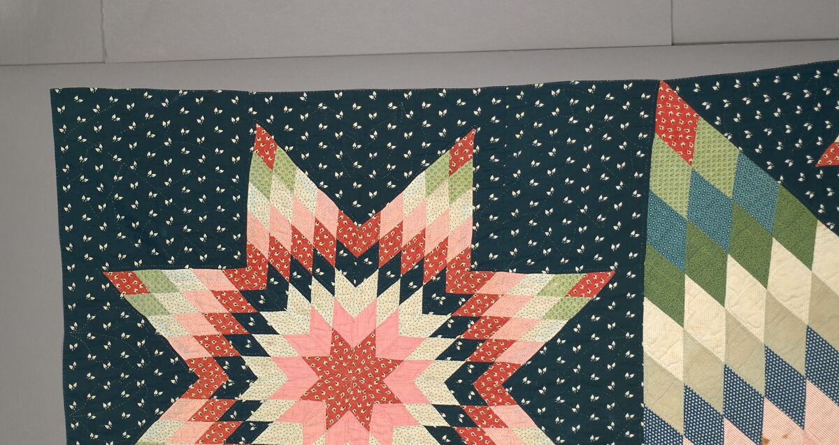 Star of Bethlehem Quilt, Cotton, American