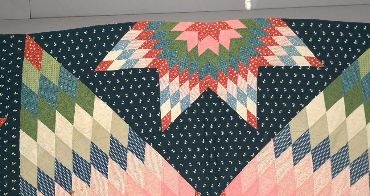 Star of Bethlehem Quilt, Cotton, American