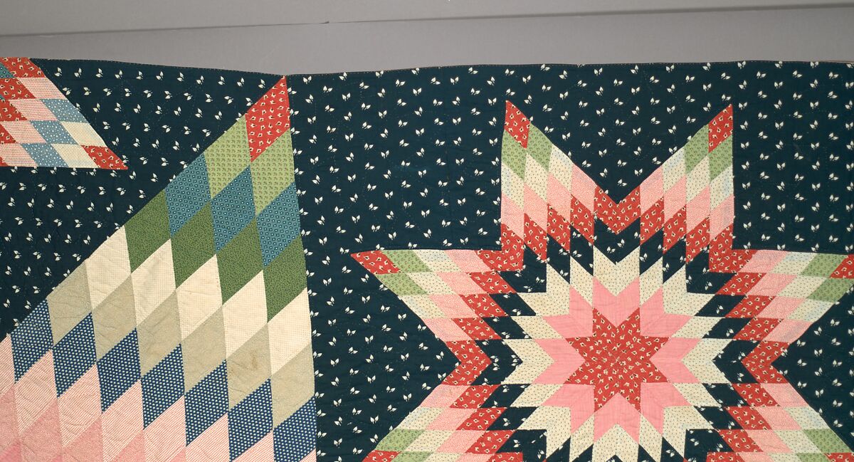 Star of Bethlehem Quilt, Cotton, American