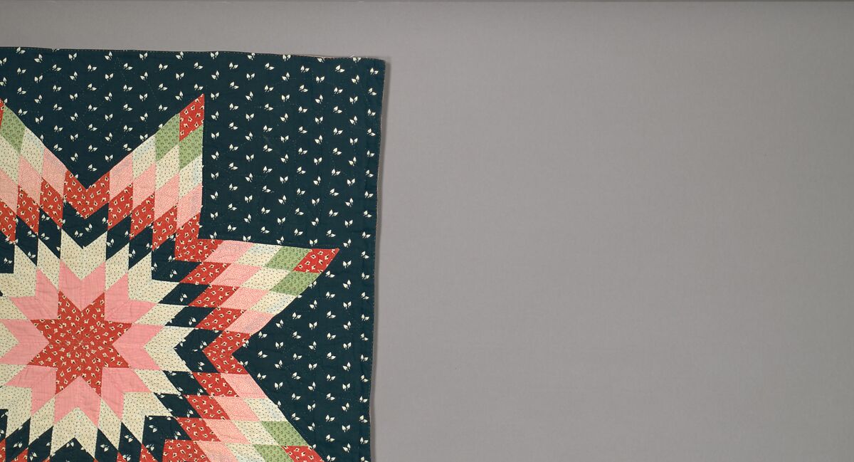 Star of Bethlehem Quilt, Cotton, American