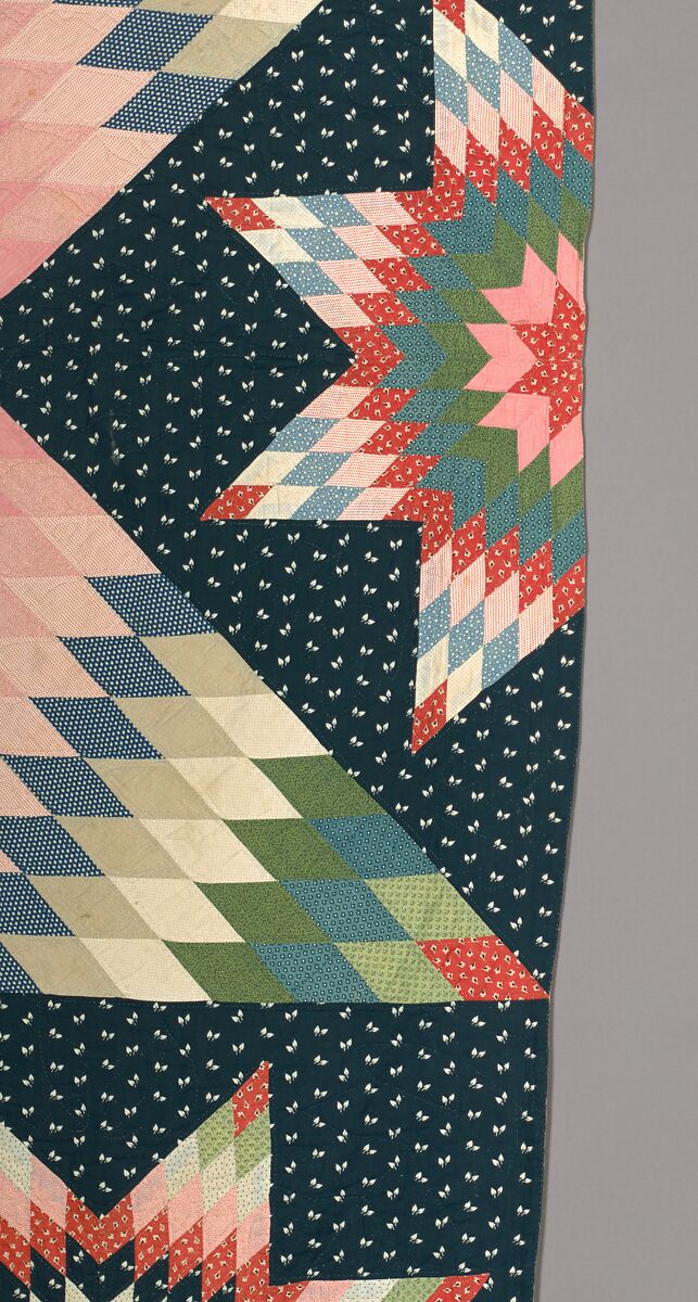 Star of Bethlehem Quilt, Cotton, American