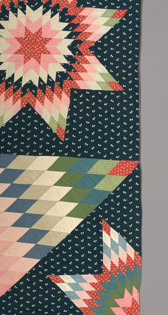 Star of Bethlehem Quilt, Cotton, American