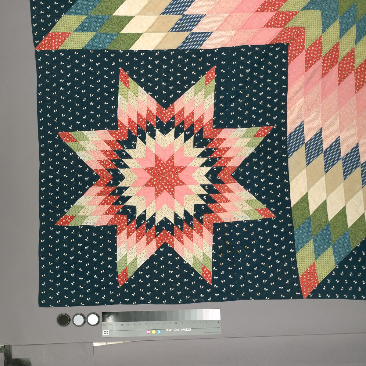 Star of Bethlehem Quilt, Cotton, American