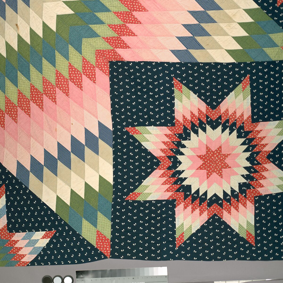 Star of Bethlehem Quilt, Cotton, American