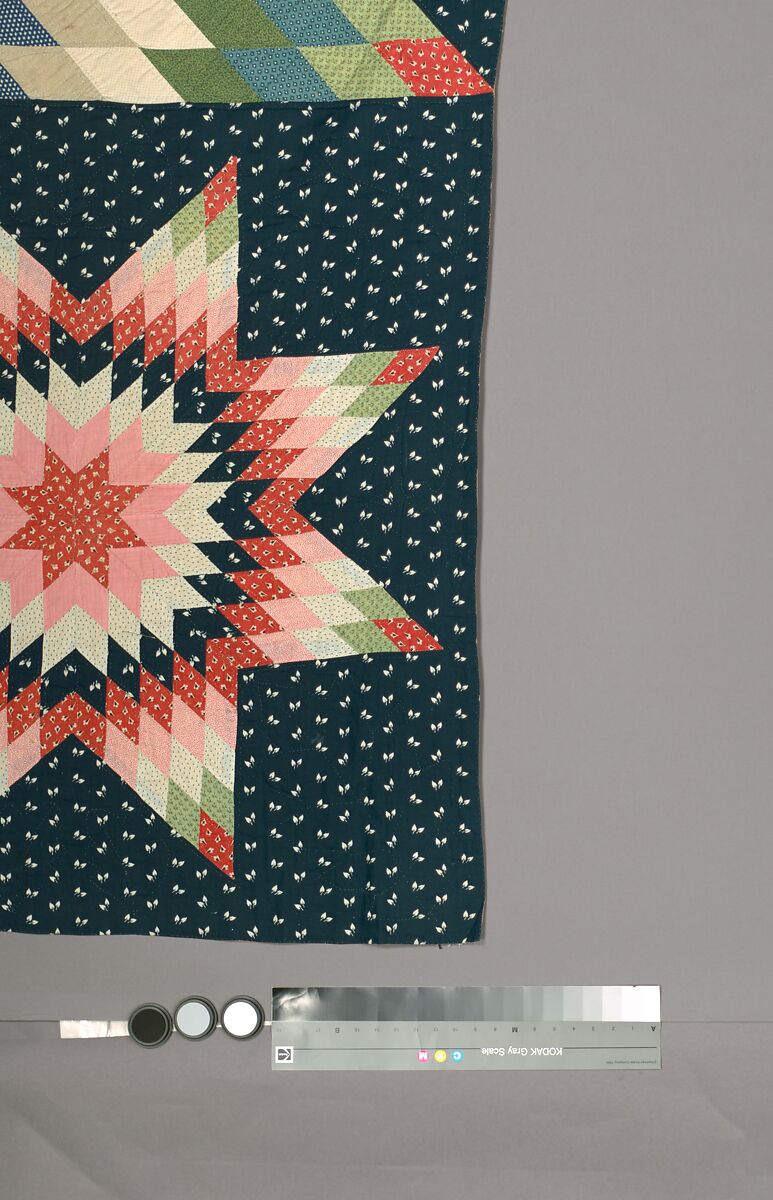 Star of Bethlehem Quilt, Cotton, American