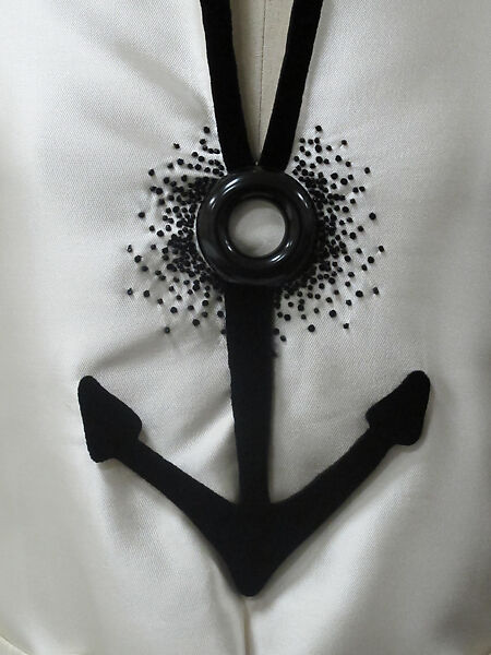 Ensemble, House of Balenciaga (French, founded 1937), wool, silk, metal, synthetic, French