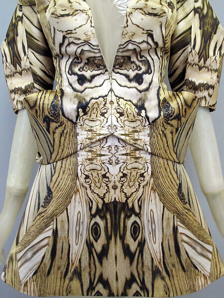 Ensemble, Alexander McQueen (British, founded 1992), silk, synthetic, British