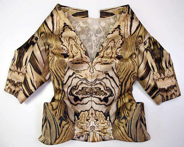 Ensemble, Alexander McQueen (British, founded 1992), silk, synthetic, British