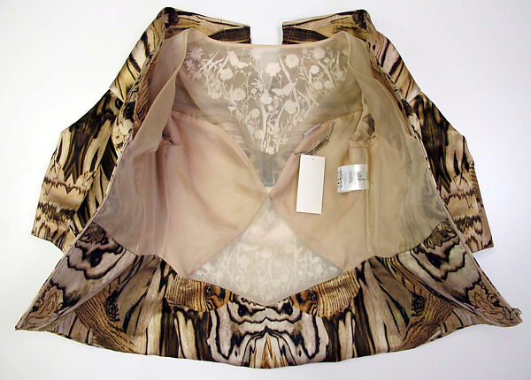 Ensemble, Alexander McQueen (British, founded 1992), silk, synthetic, British