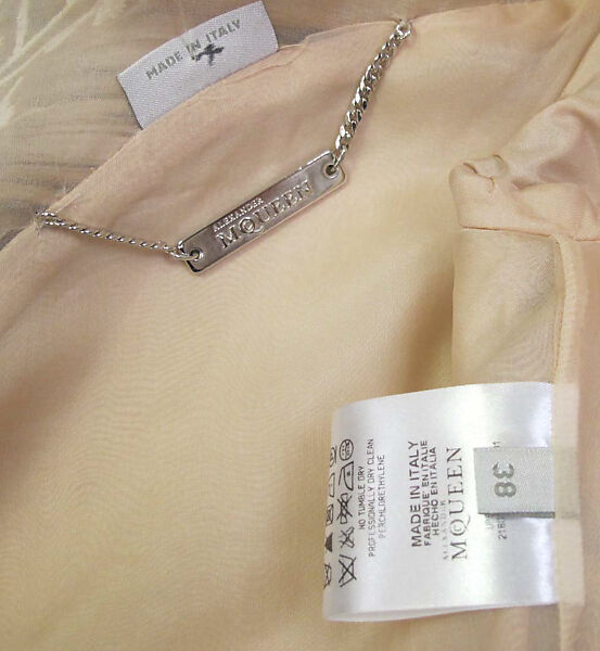 Ensemble, Alexander McQueen (British, founded 1992), silk, synthetic, British