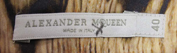 Ensemble, Alexander McQueen (British, founded 1992), silk, synthetic, British