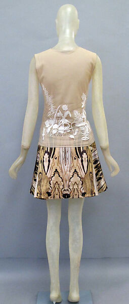 Ensemble, Alexander McQueen (British, founded 1992), silk, synthetic, British
