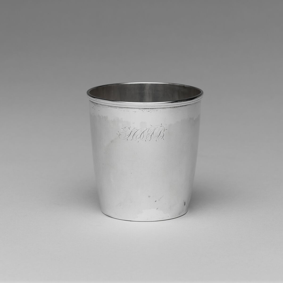 Beaker, William B. Heyer (active ca. 1807–22), Silver, American 