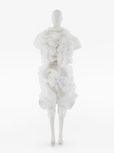 Ensemble, Comme des Garçons (Japanese, founded 1969), cotton, synthetic, Japanese