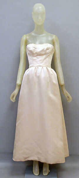 Ensemble, House of Balenciaga (French, founded 1937), silk, metal, synthetic, glass, Spanish