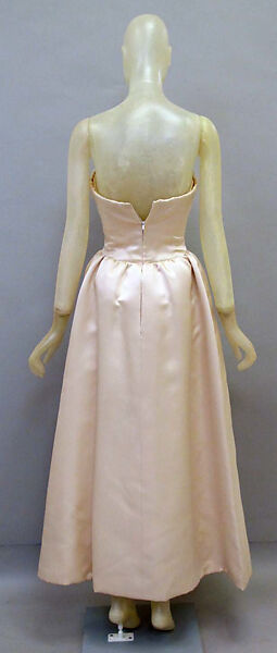 Ensemble, House of Balenciaga (French, founded 1937), silk, metal, synthetic, glass, Spanish
