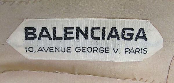 Ensemble, House of Balenciaga (French, founded 1937), silk, feathers, Spanish