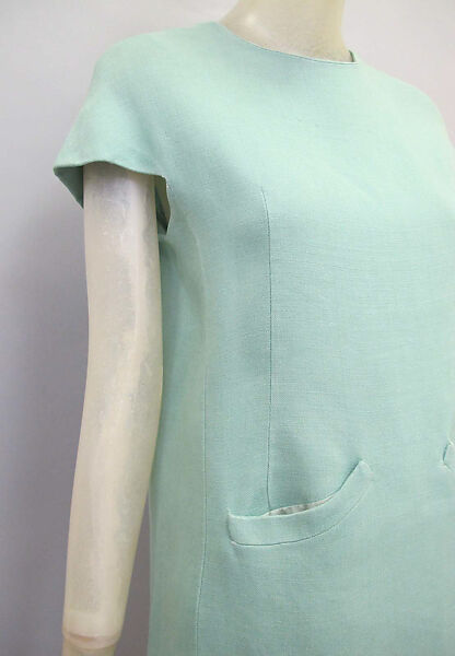 Ensemble, House of Balenciaga (French, founded 1937), Linen, silk, Spanish
