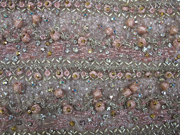 Ensemble, House of Balenciaga (French, founded 1937), silk, synthetic, metal, rhinestones, French