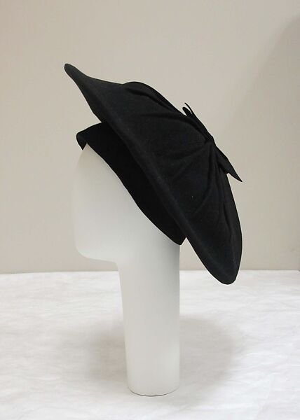Hat, wool, silk, American