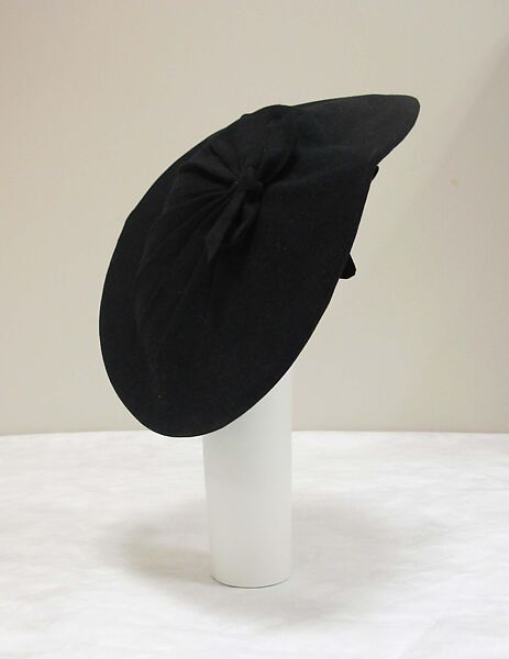 Hat, wool, silk, American