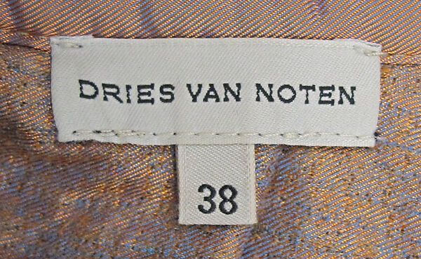 Ensemble, Dries Van Noten (Belgian, born 1958), wool, silk, synthetic, Belgian