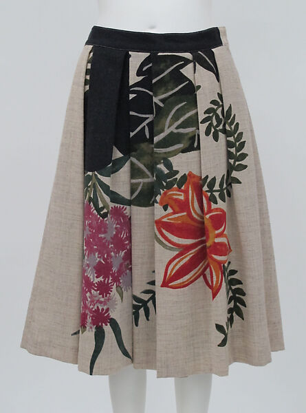 Suit, Dries Van Noten (Belgian, born 1958), linen, silk, synthetic, metal, Belgian