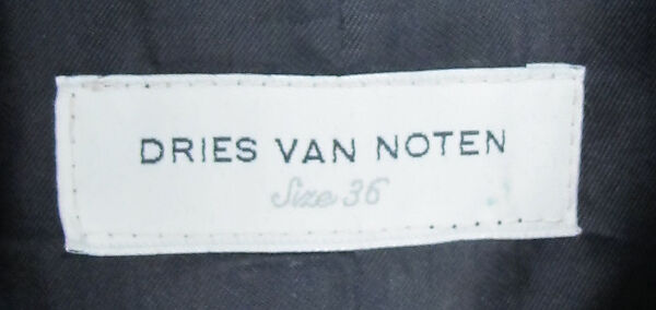 Ensemble, Dries Van Noten (Belgian, born 1958), silk, synthetic, Belgian