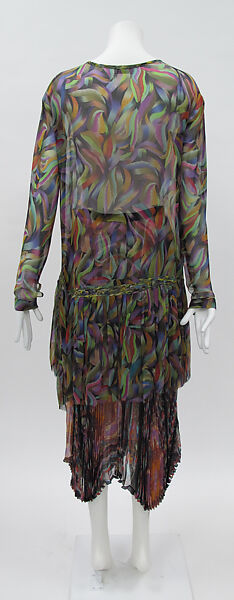 Ensemble, Dries Van Noten (Belgian, born 1958), silk, synthetic, Belgian