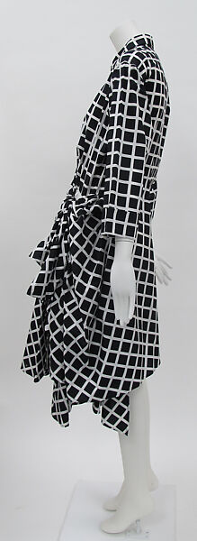 Dress, Dries Van Noten (Belgian, born 1958), cotton, mother-of-pearl, Belgian